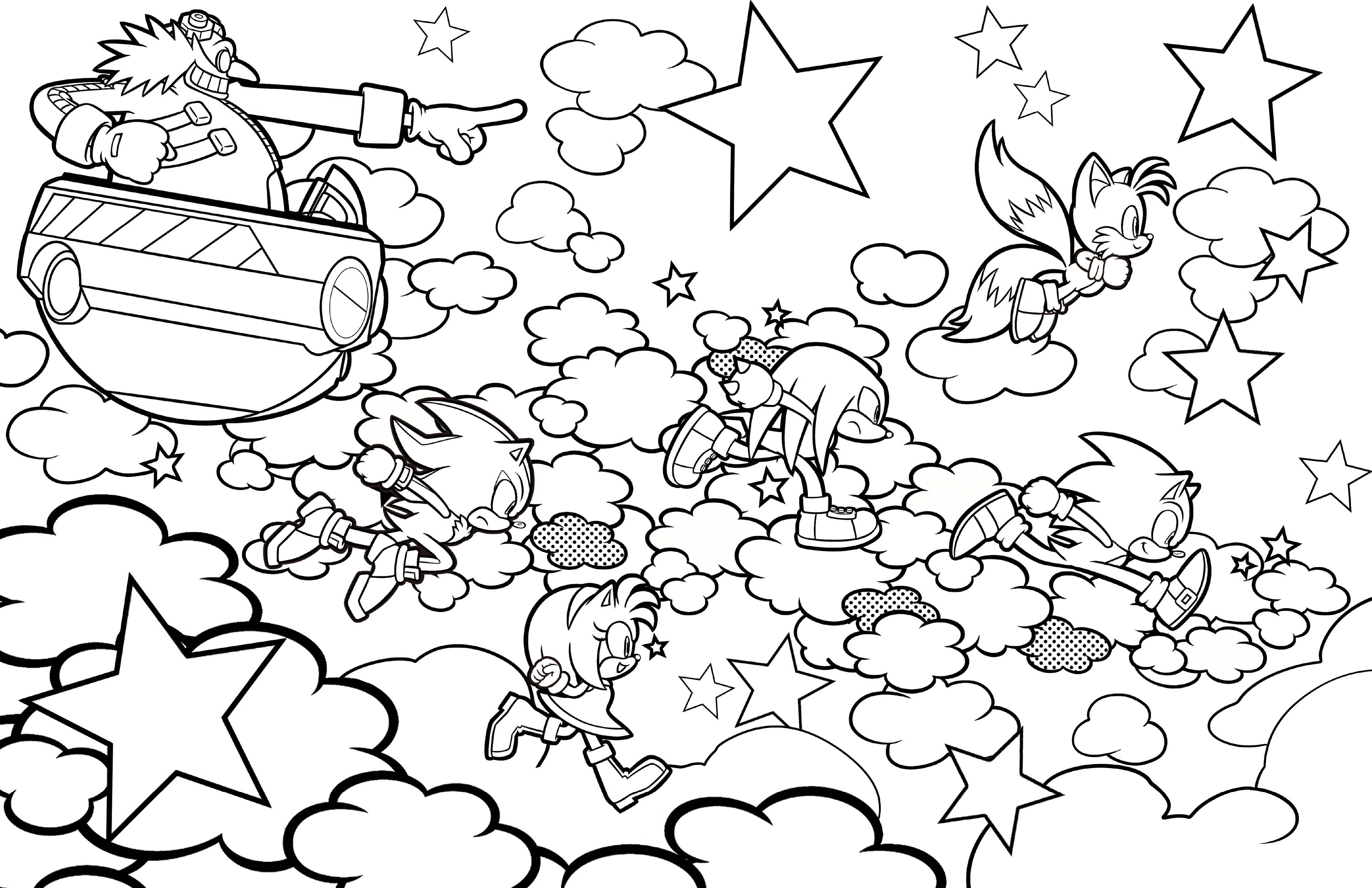  Sonic the Hedgehog: The Official Adult Coloring Book